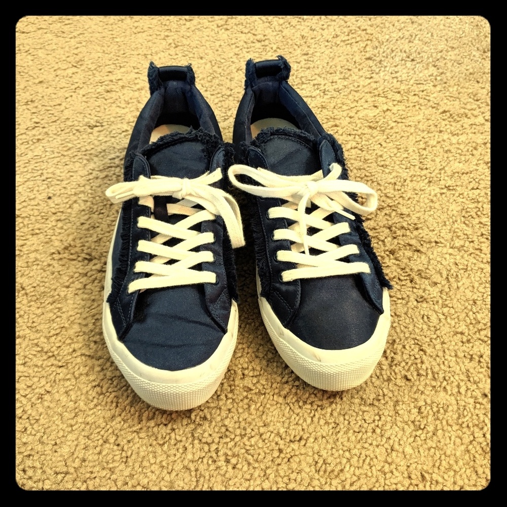 Zara Fabric Plimsolls Sneakers
